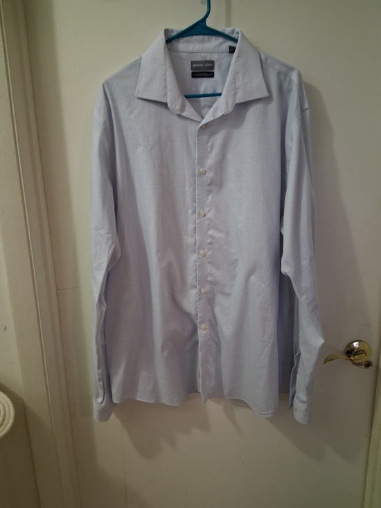 Michael Kors Other - Michael Kors Men’s Dress Shirt Light Blue 18 36/37 Long Sleeve Work Business